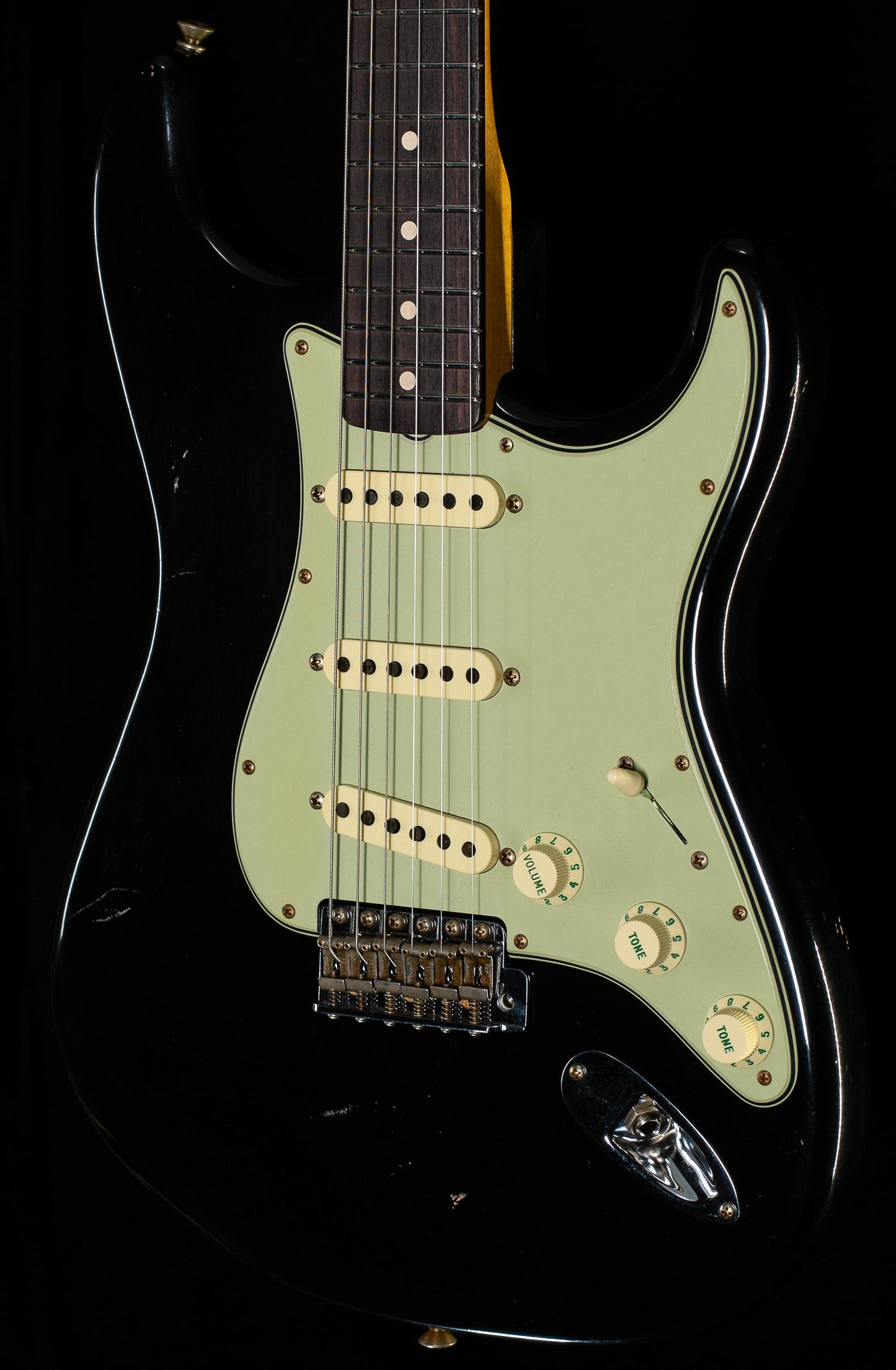 Fender Custom Shop Willcutt True '62 Stratocaster Journeyman Relic Black Large C (282)