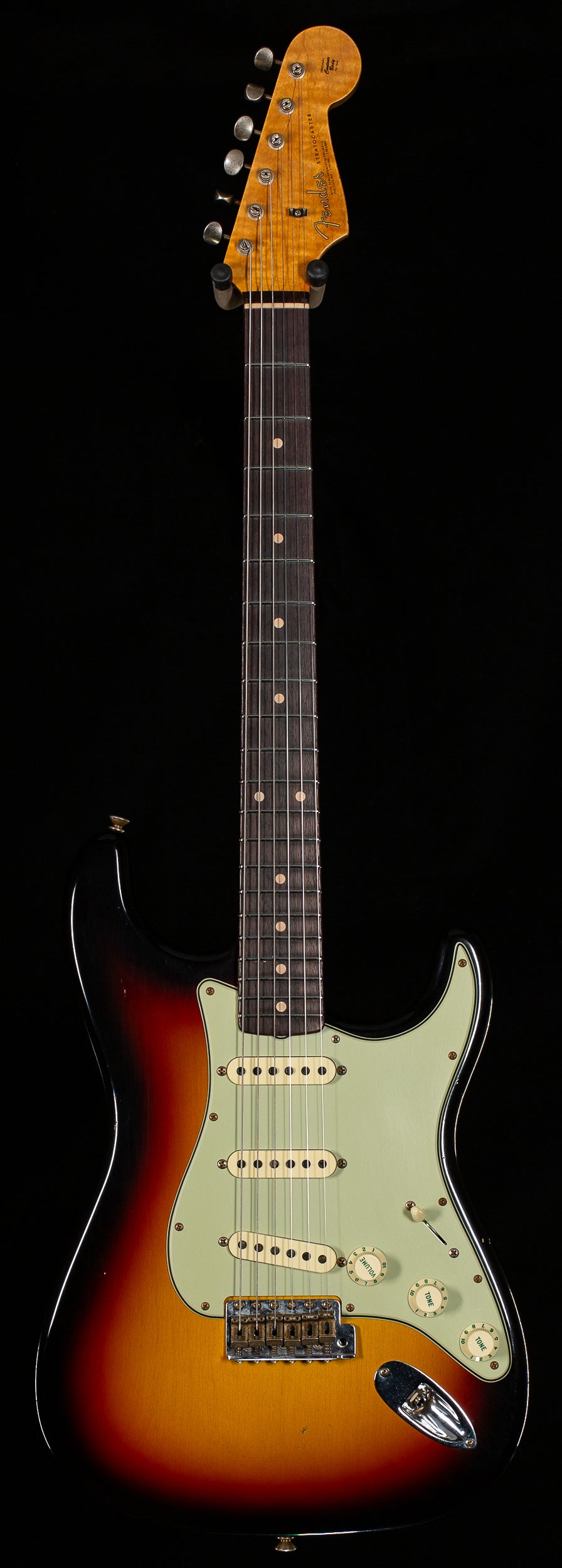 Fender Custom Shop Willcutt True '62 Stratocaster Journeyman Relic 3-Tone Sunburst Josephina Handwound 57 Soft V (355)