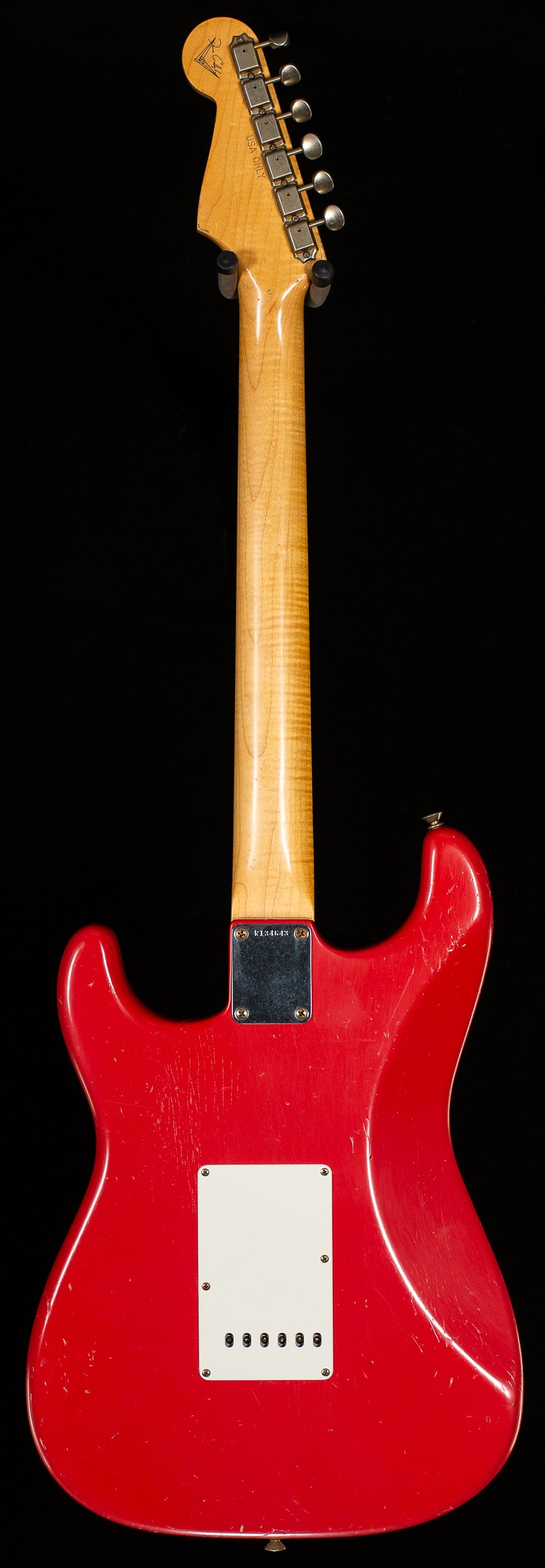 Fender Custom Shop True '62 Strat Journeyman Relic Masterbuilt Dennis Galuszka Fiesta Red Brazilian '59 C (643)