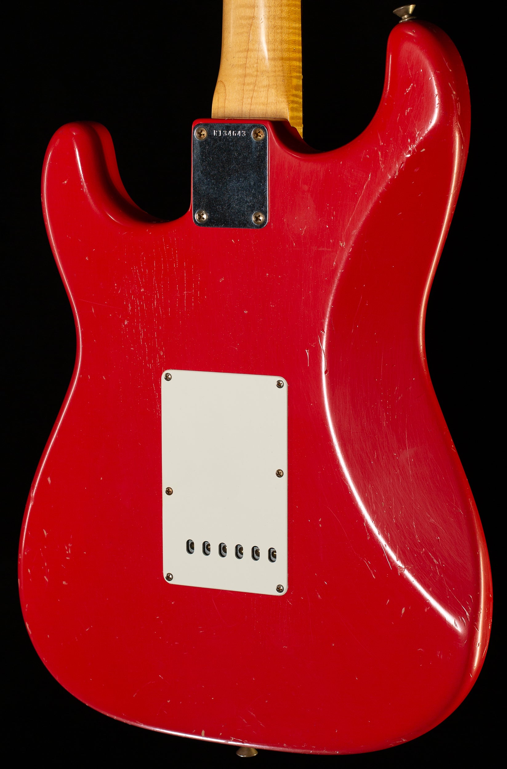 Fender Custom Shop True '62 Strat Journeyman Relic Masterbuilt Dennis Galuszka Fiesta Red Brazilian '59 C (643)