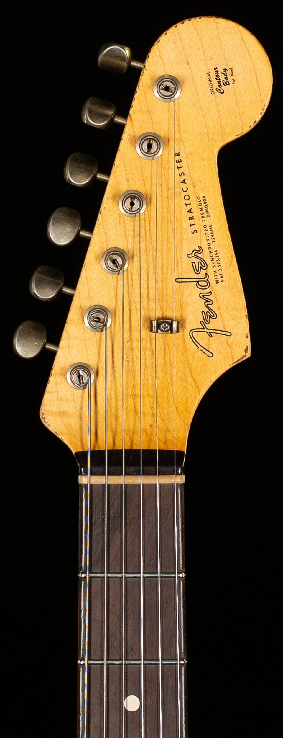 Fender Custom Shop True '62 Strat Journeyman Relic Masterbuilt Dennis Galuszka Fiesta Red Brazilian '59 C (643)