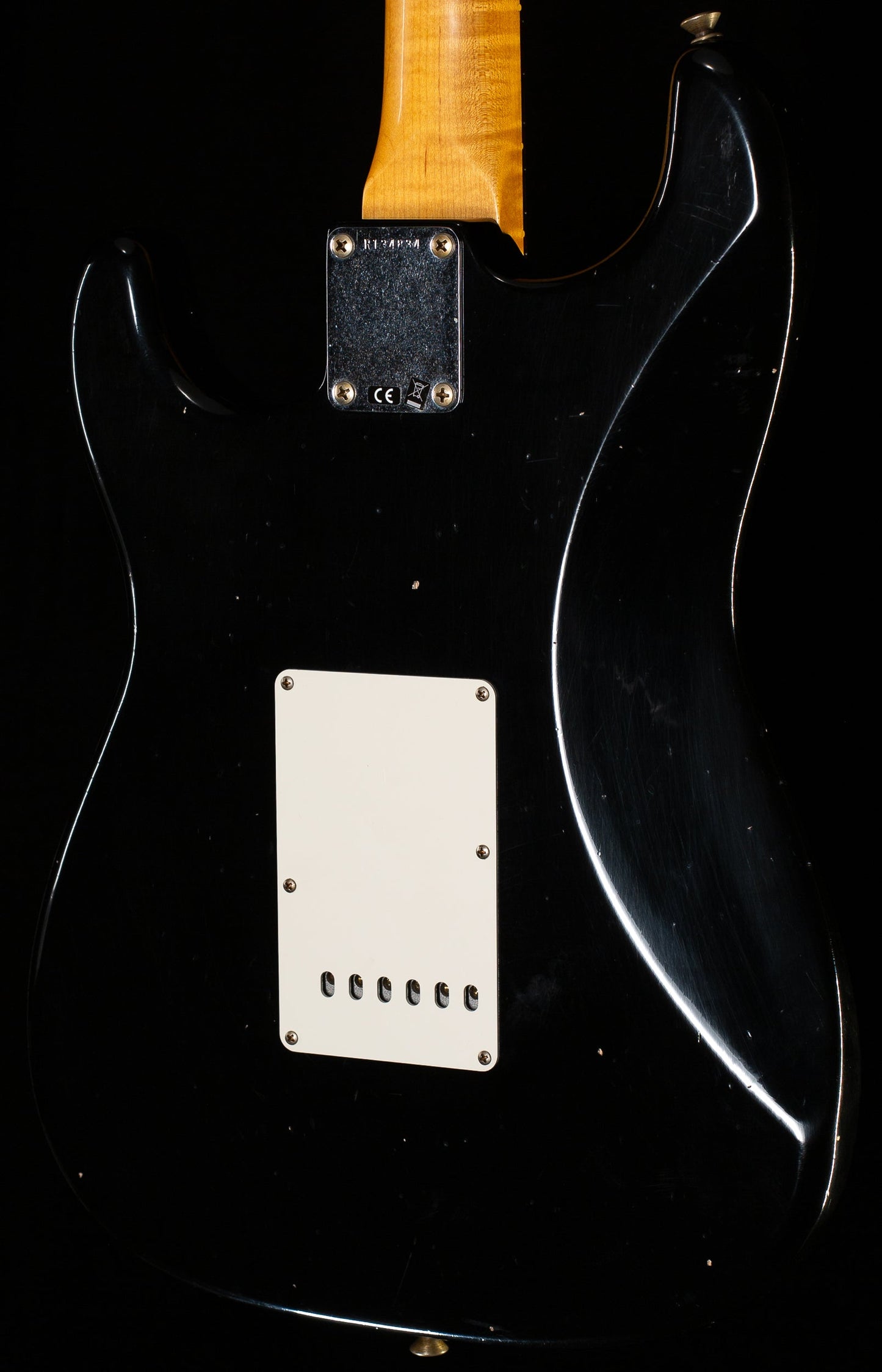 Fender Custom Shop Willcutt True '62 Stratocaster Journeyman Relic Black 60s Oval C (834)