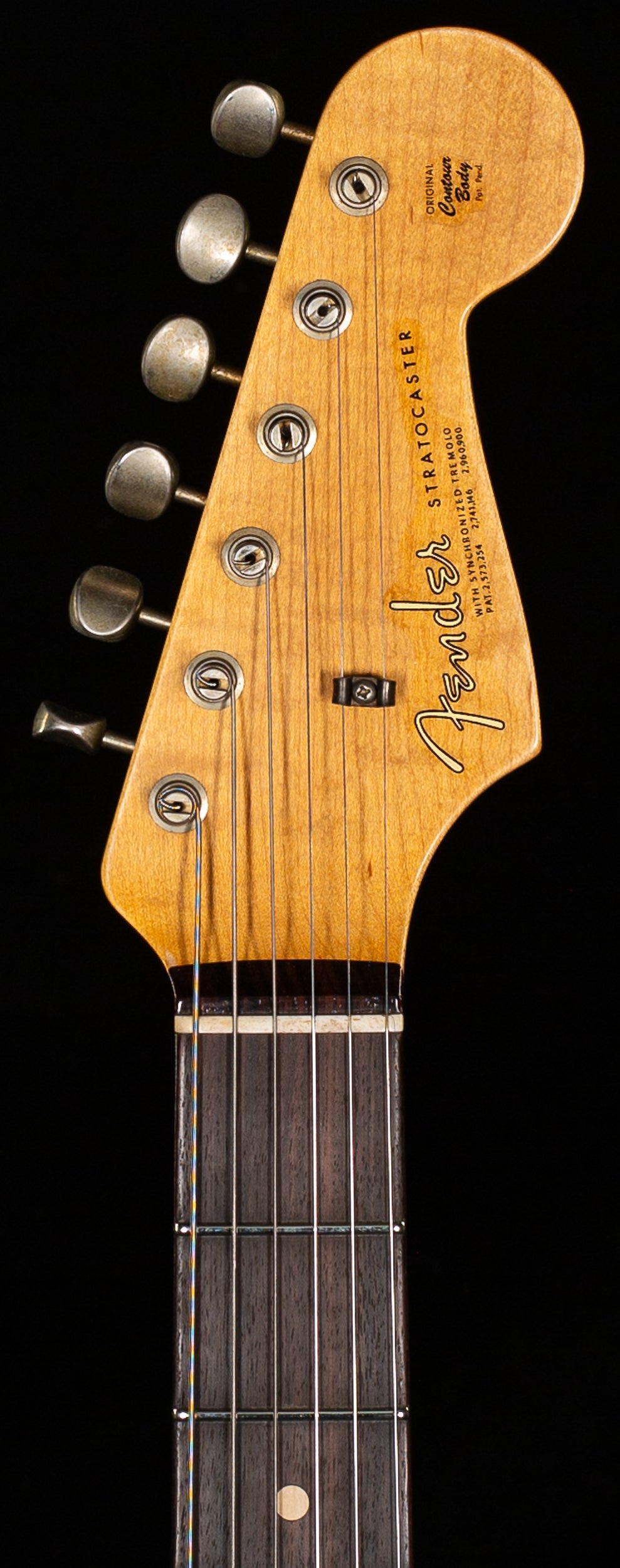 Fender Custom Shop Willcutt True '62 Stratocaster Journeyman Relic Black 60s Oval C (834)