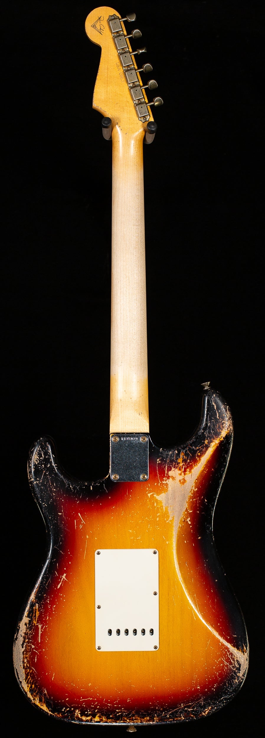 Fender Custom Shop Masterbuilt Dennis Galuszka Willcutt "THE 63" Strat Relic 3-Tone Sunburst (039)