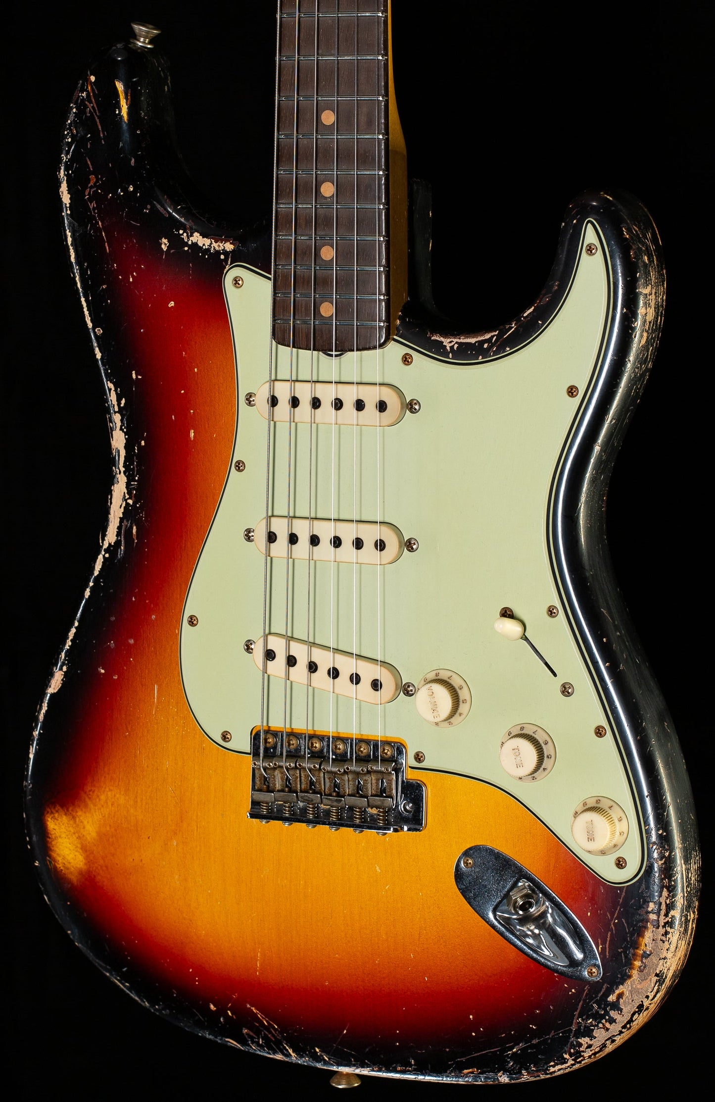 Fender Custom Shop Masterbuilt Dennis Galuszka Willcutt "THE 63" Strat Relic 3-Tone Sunburst (039)