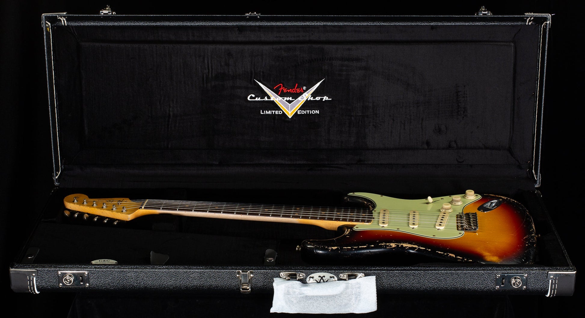 Fender Custom Shop Masterbuilt Dennis Galuszka Willcutt "THE 63" Strat Relic 3-Tone Sunburst (039)
