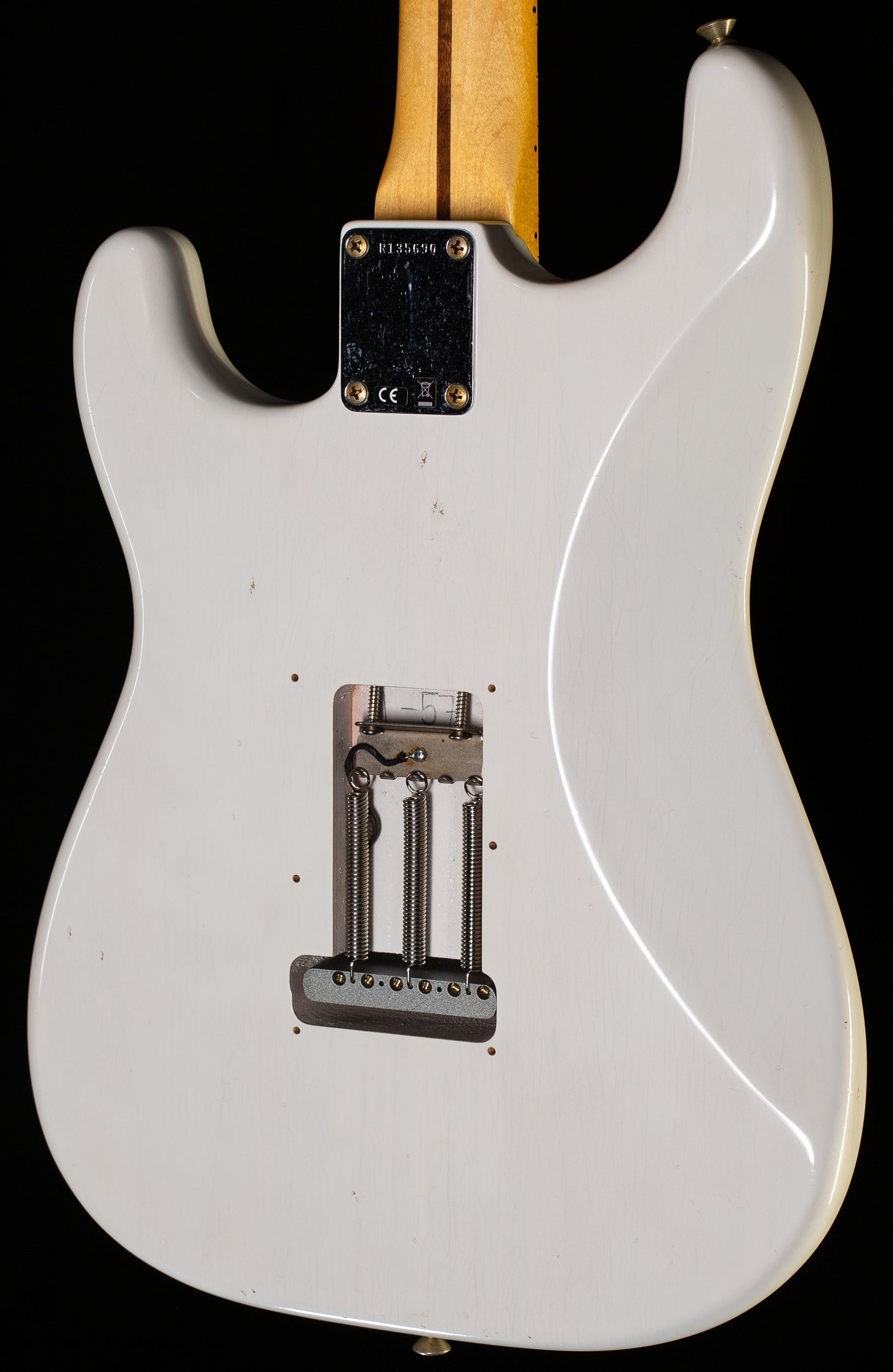 Fender Custom Shop Willcutt True '57 Stratocaster Journeyman Relic White Blonde 57 V (690)