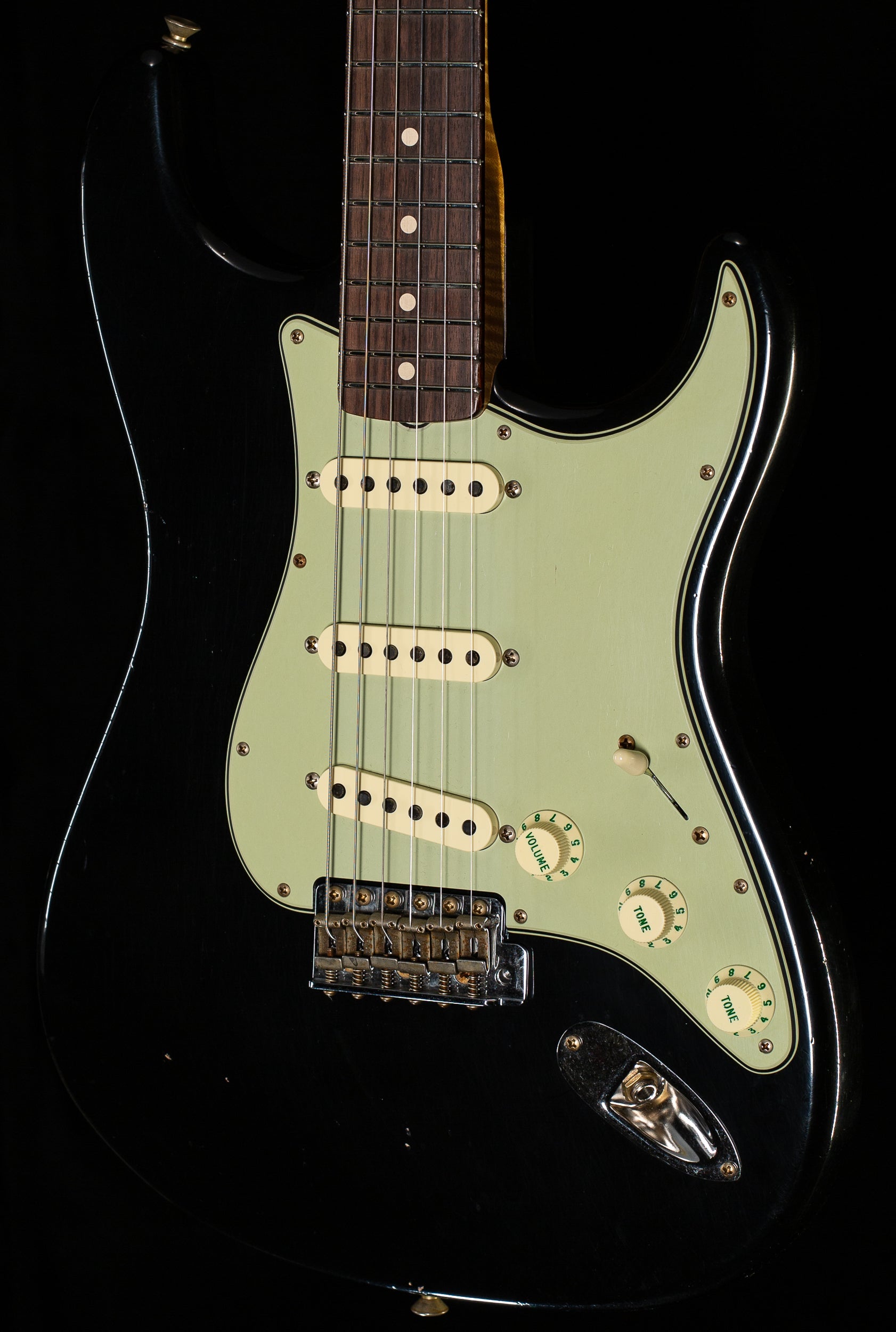 Fender Custom Shop Willcutt True '62 Stratocaster Journeyman Relic Black Large C (736)