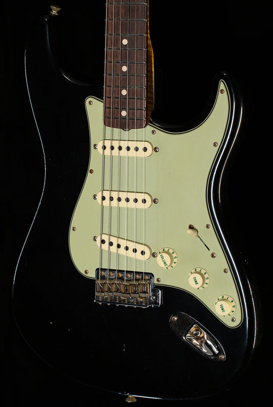 Fender Custom Shop Willcutt True '62 Stratocaster Journeyman Relic Black Large C (736)