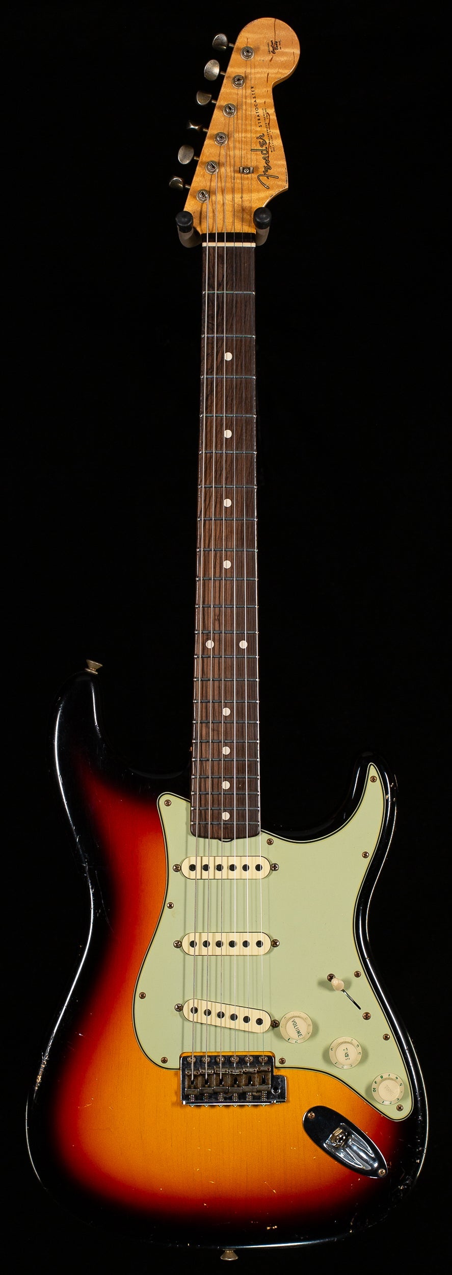 Fender Custom Shop Masterbuilt Dennis Galuzska True '62 Strat Journeyman 3-Tone Sunburst Brazilian 59 C   (773)