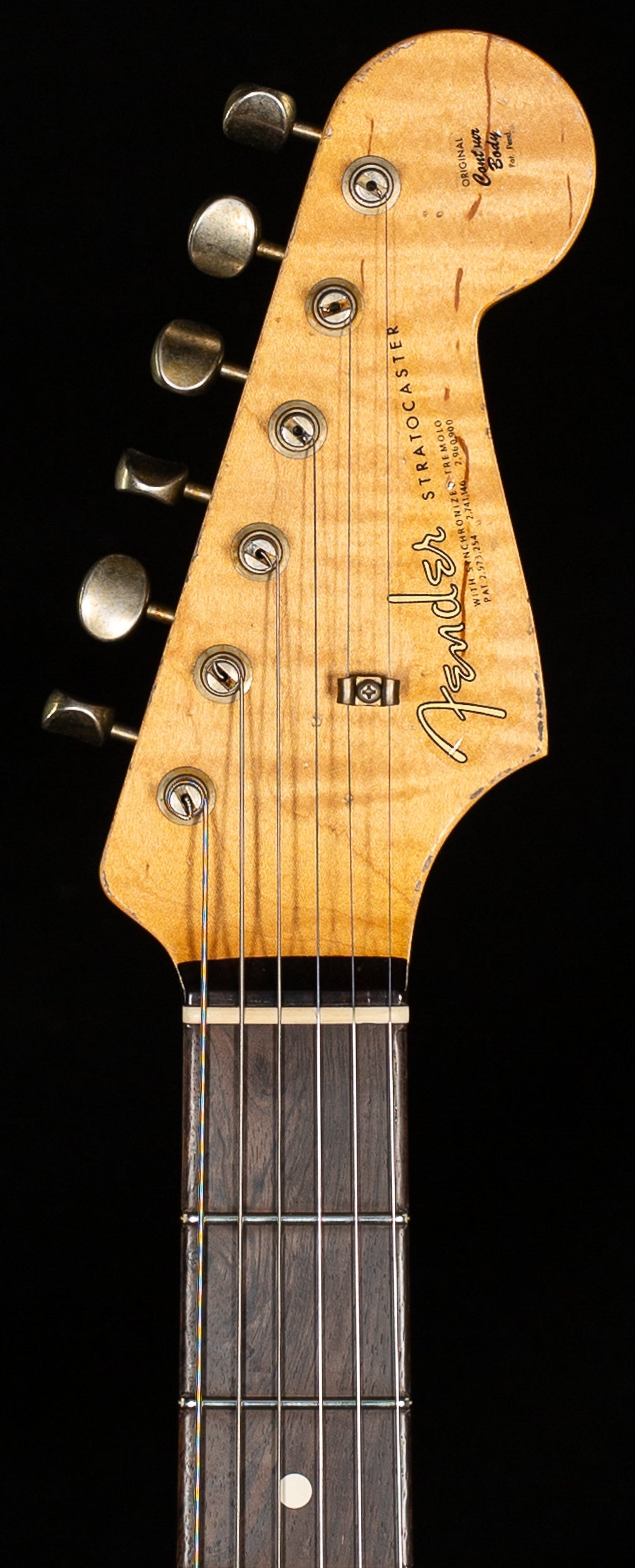 Fender Custom Shop Masterbuilt Dennis Galuzska True '62 Strat Journeyman 3-Tone Sunburst Brazilian 59 C   (773)