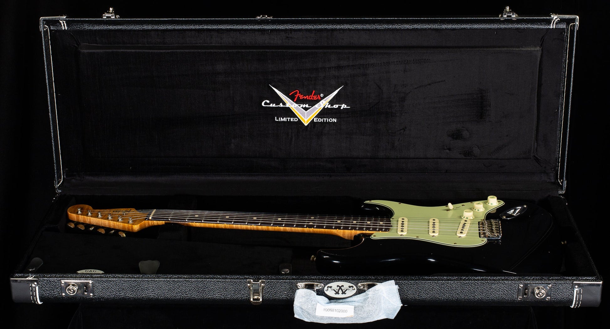 Fender Custom Shop Willcutt True '62 Stratocaster Journeyman Relic Black 60s C (982)