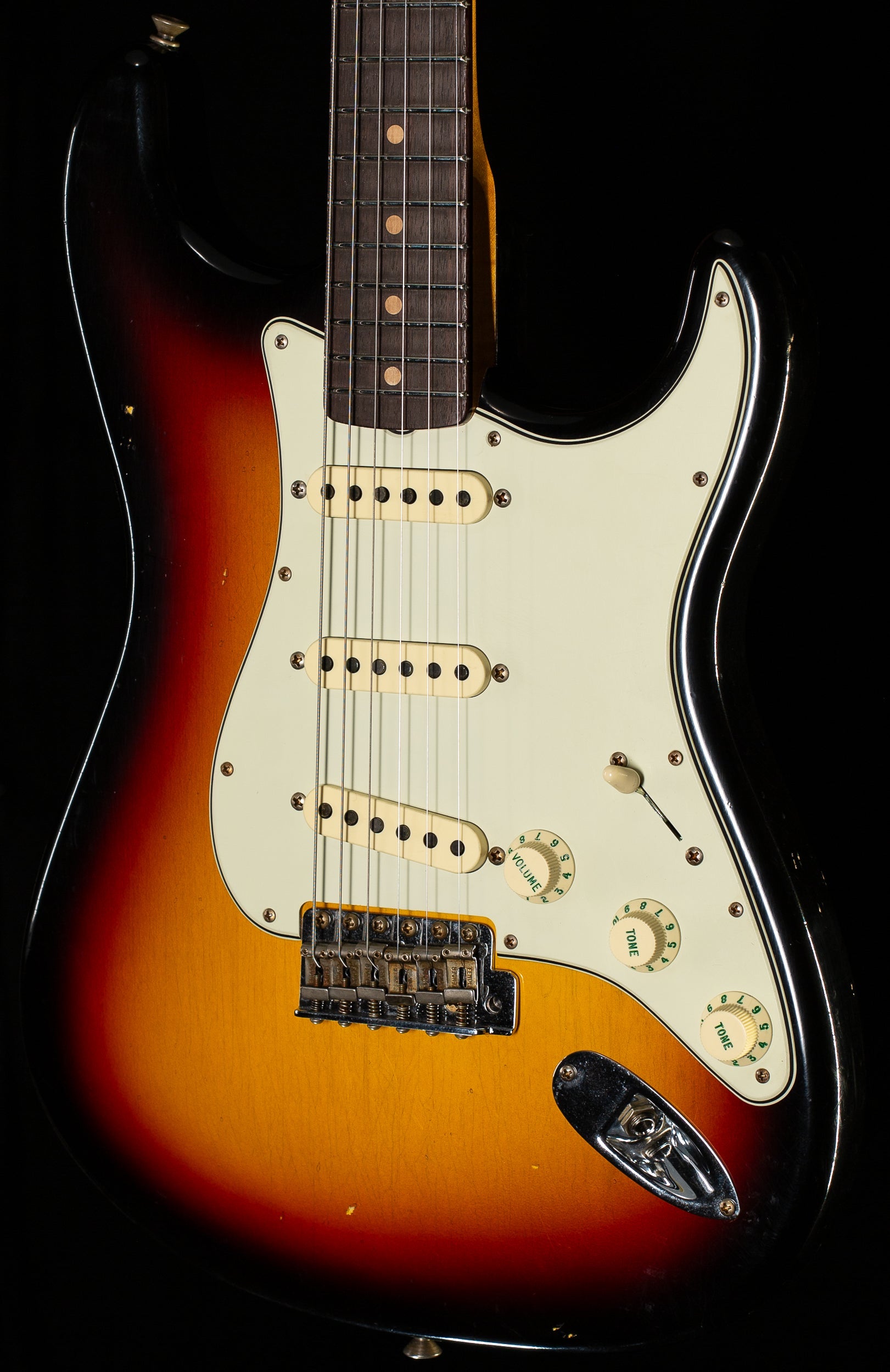 Fender Custom Shop Willcutt True '62 Stratocaster Journeyman Relic 3-Tone Sunburst Large C  (047)
