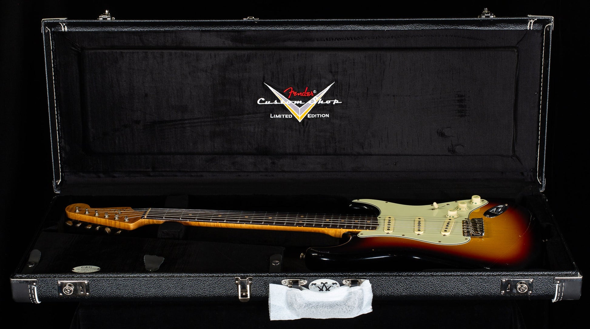 Fender Custom Shop Willcutt True '62 Stratocaster Journeyman Relic 3-Tone Sunburst Large C  (047)