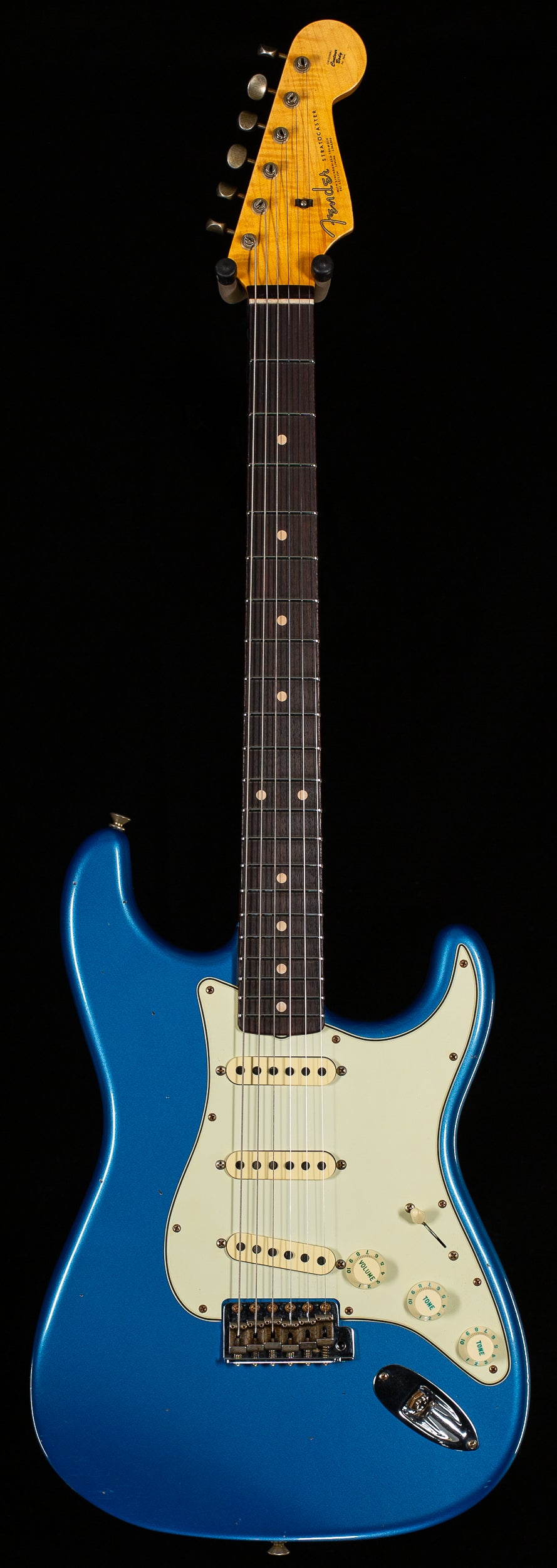 Fender Custom Shop Willcutt True '62 Stratocaster Journeyman Relic Lake Placid Blue Large C (057)