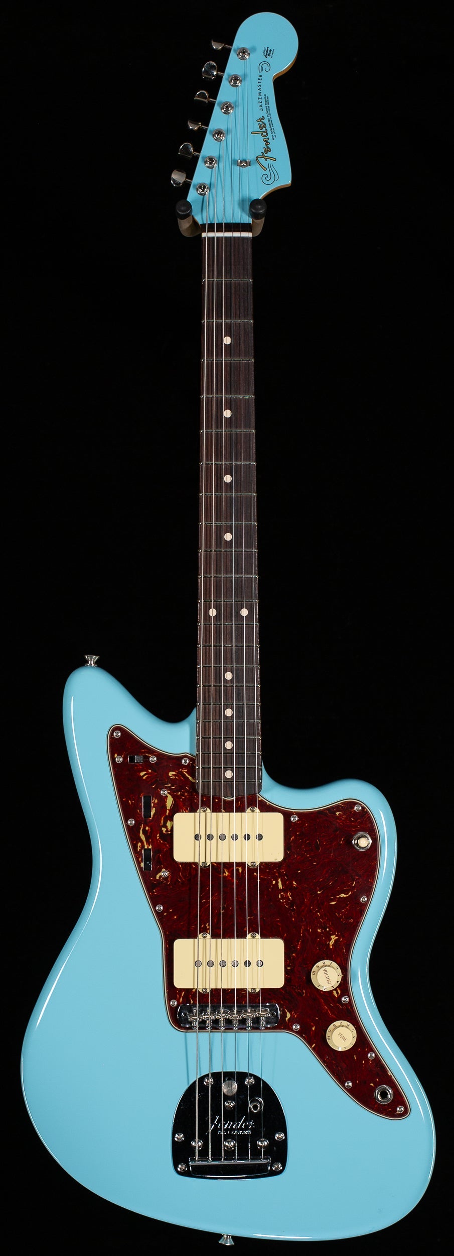 Fender Custom Shop 1962 Jazzmaster Time Capsule Finish Painted Matching Headstock Daphne Blue (268)