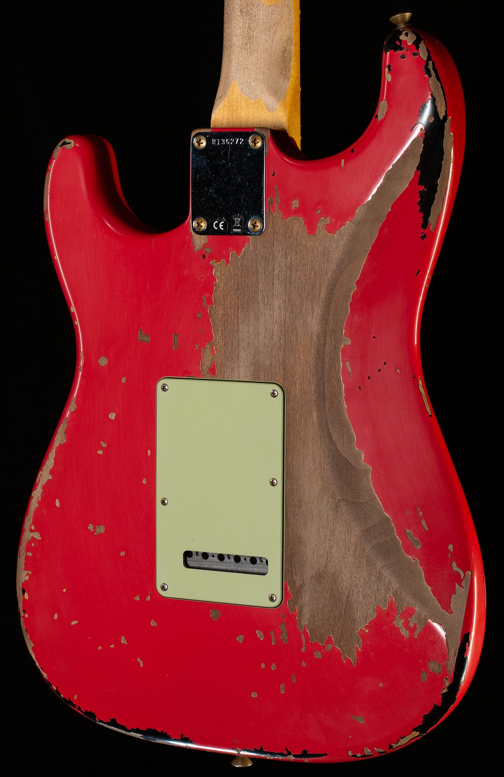 Fender Custom Shop Michael Landau Signature 1963 Stratocaster Round-Laminated Rosewood Fiesta Red over 3-Color Sunburst (272)
