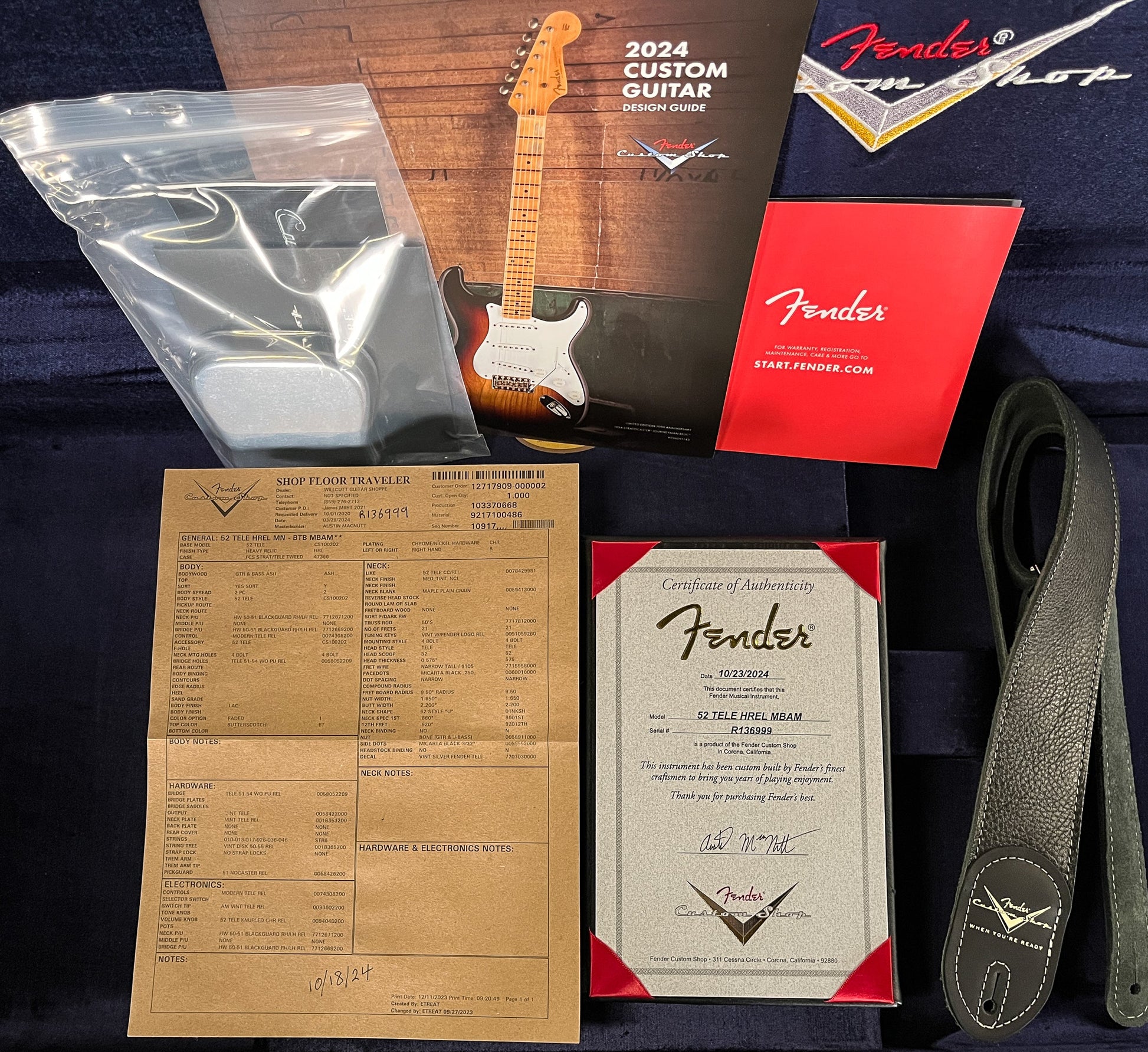 Fender Custom Shop Masterbuilt Austin McNutt 1952 Telecaster Heavy Relic Faded Butterscotch Blonde (999)