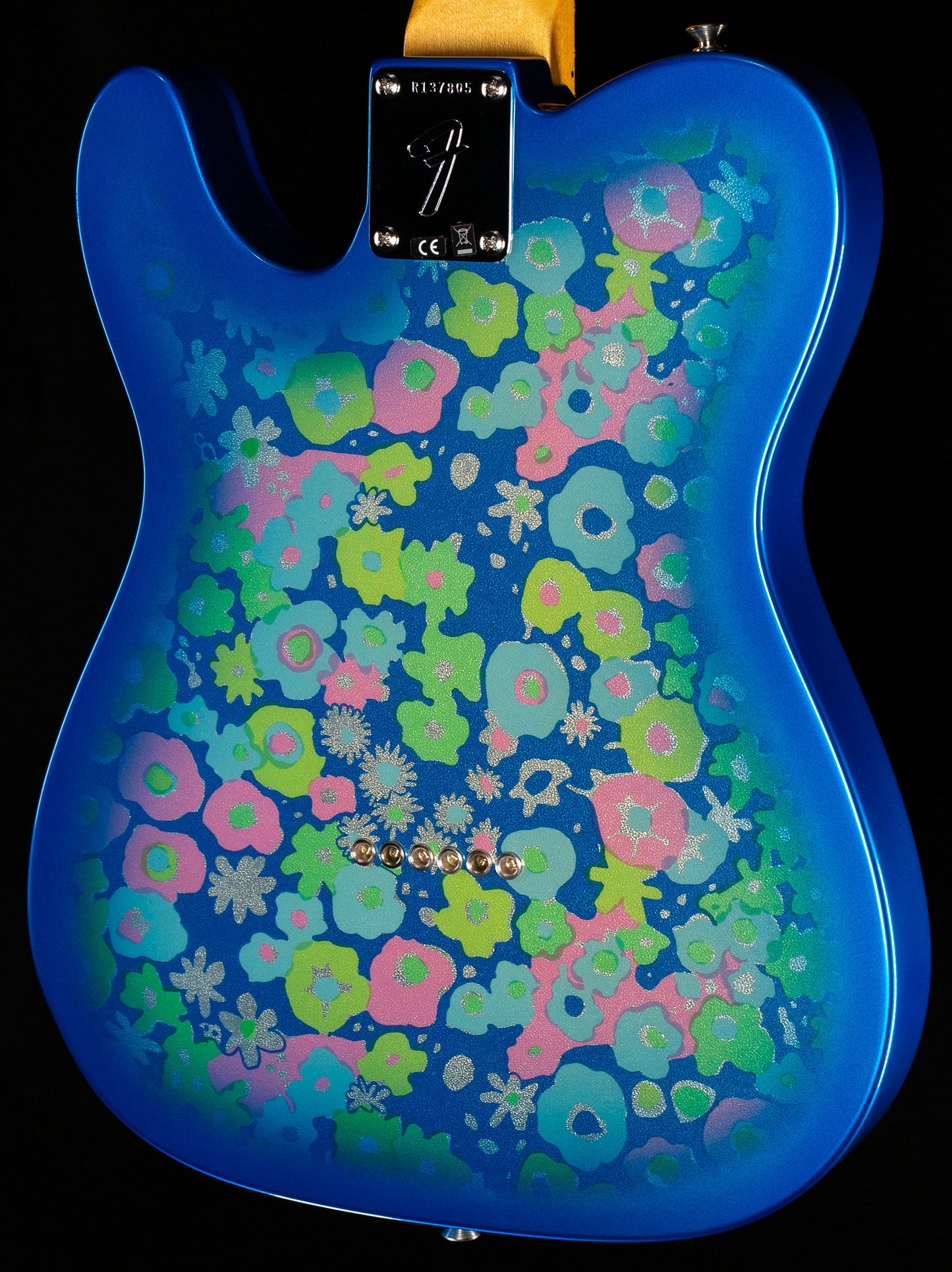 Fender Custom Shop Vintage Custom 1968 Telecaster Blue Flower (805)