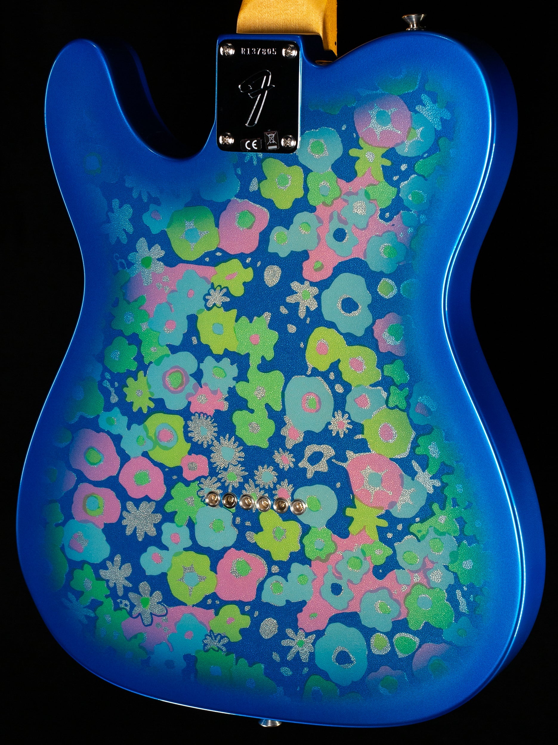 Fender Custom Shop Vintage Custom 1968 Telecaster Blue Flower (805)