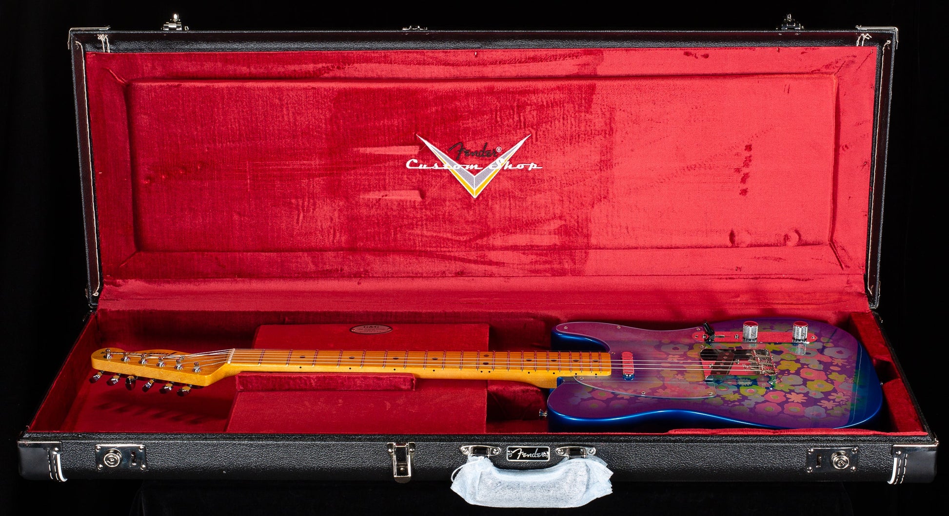 Fender Custom Shop Vintage Custom 1968 Telecaster Blue Flower (805)