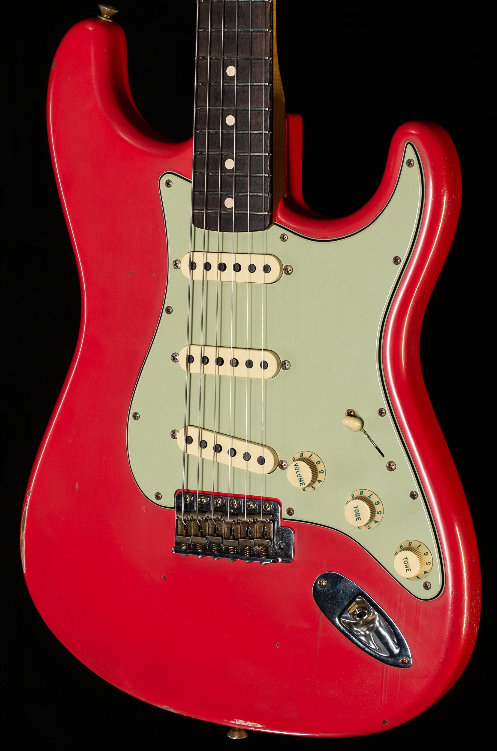 Fender Custom Shop Masterbuilt Andy Hicks True '62 Strat Journeyman Fiesta Red Brazilian 59 C  (051)