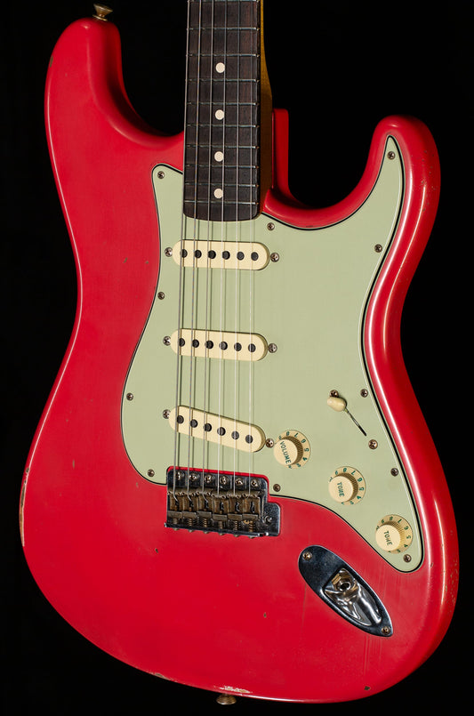 Fender Custom Shop Masterbuilt Andy Hicks True '62 Strat Journeyman Fiesta Red Brazilian 59 C  (051)