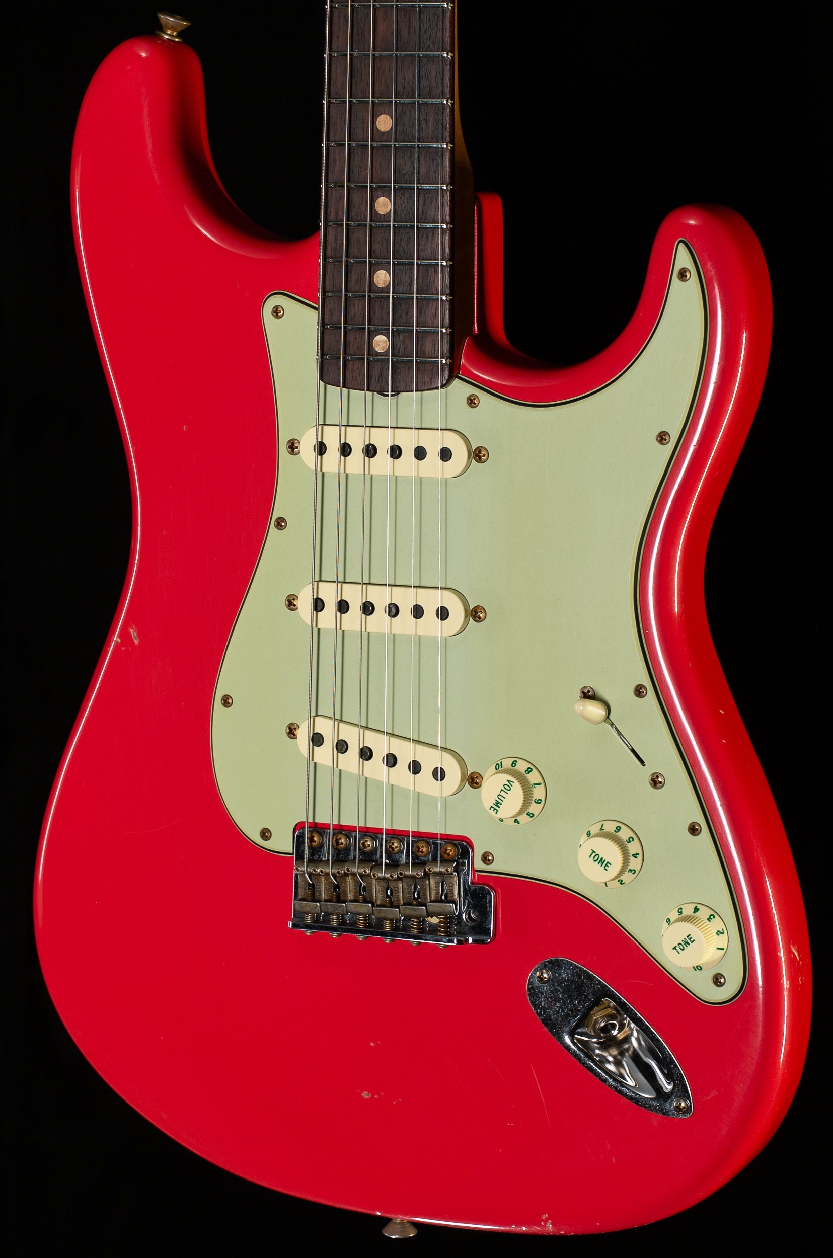 Fender Custom Shop Willcutt True '62 Stratocaster Journeyman Relic Fiesta Red '57 V (038)