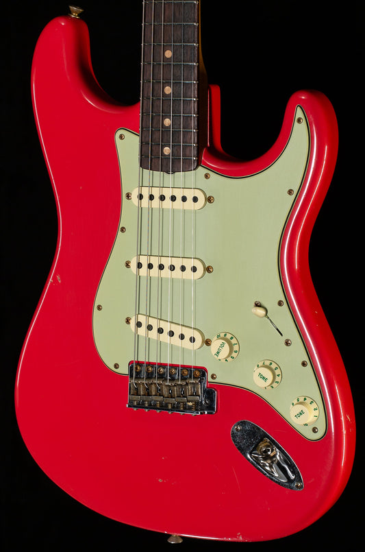 Fender Custom Shop Willcutt True '62 Stratocaster Journeyman Relic Fiesta Red '57 V (038)