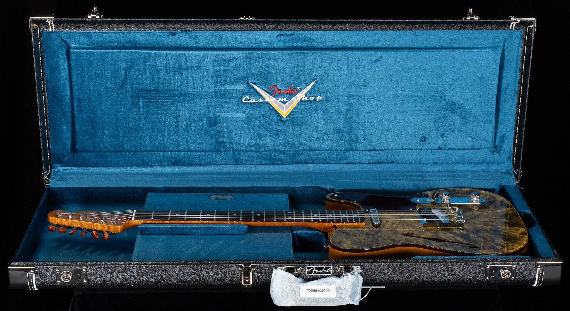 Fender Custom Shop Artisan Buckeye Burl Double Esquire Aged Natural (803)