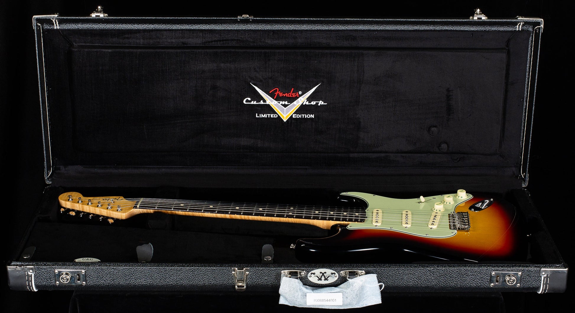 Fender Custom Shop Willcutt True '62 Stratocaster NOS 3-Tone Sunburst '60s C (096)