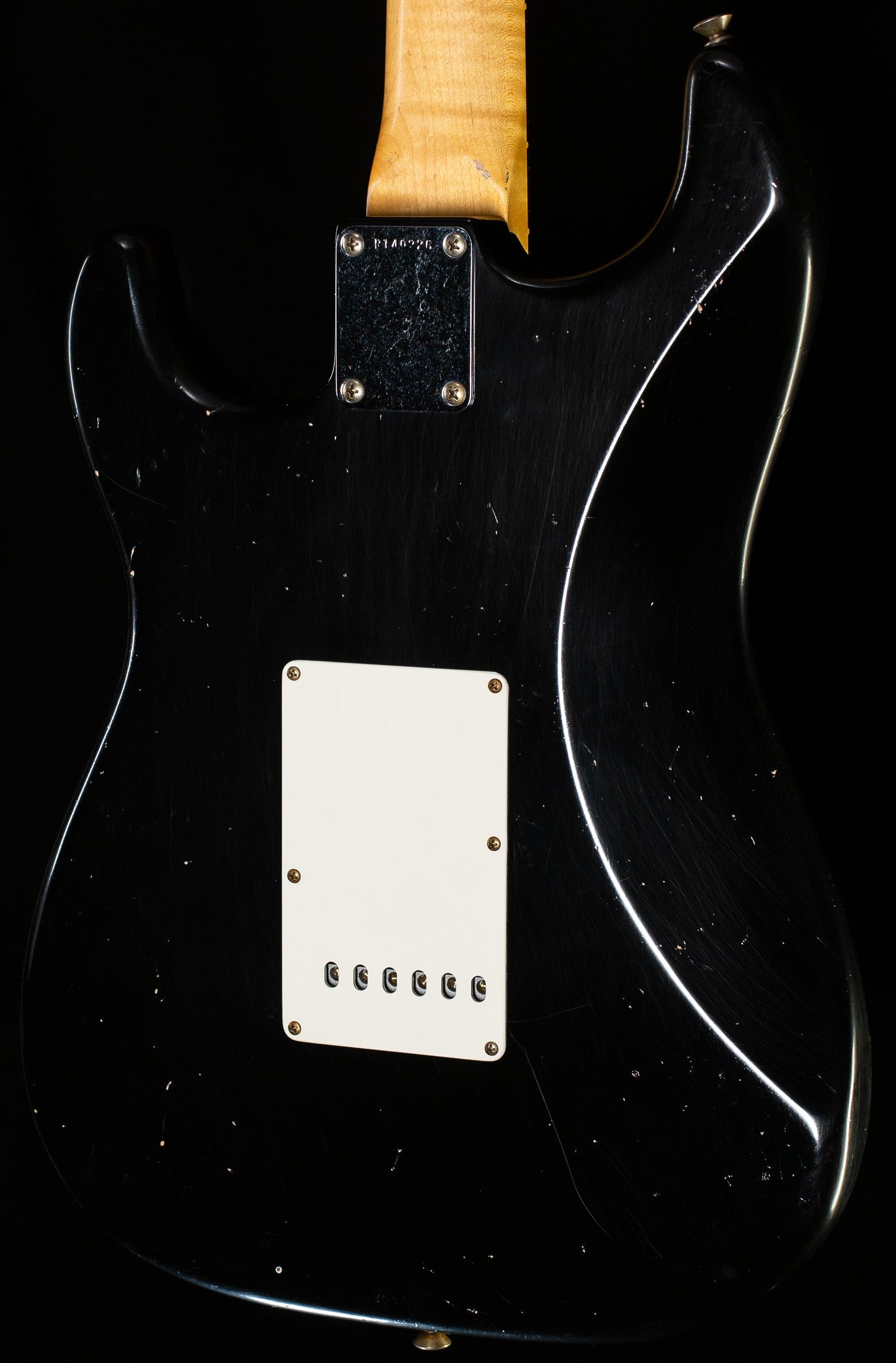 Fender Custom Shop Masterbuilt Dennis Galuzska True '62 Strat Journeyman Relic Black Brazilian 59 C  (226)