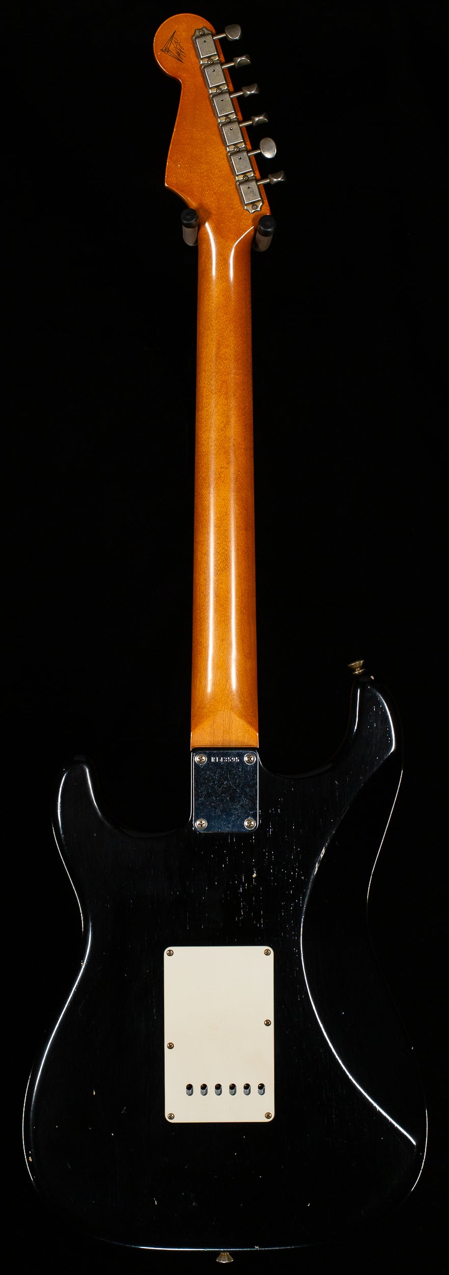Fender Custom Shop Masterbuilt Levi Perry 60's Korina Stratocast Journeyman Relic Black (595)