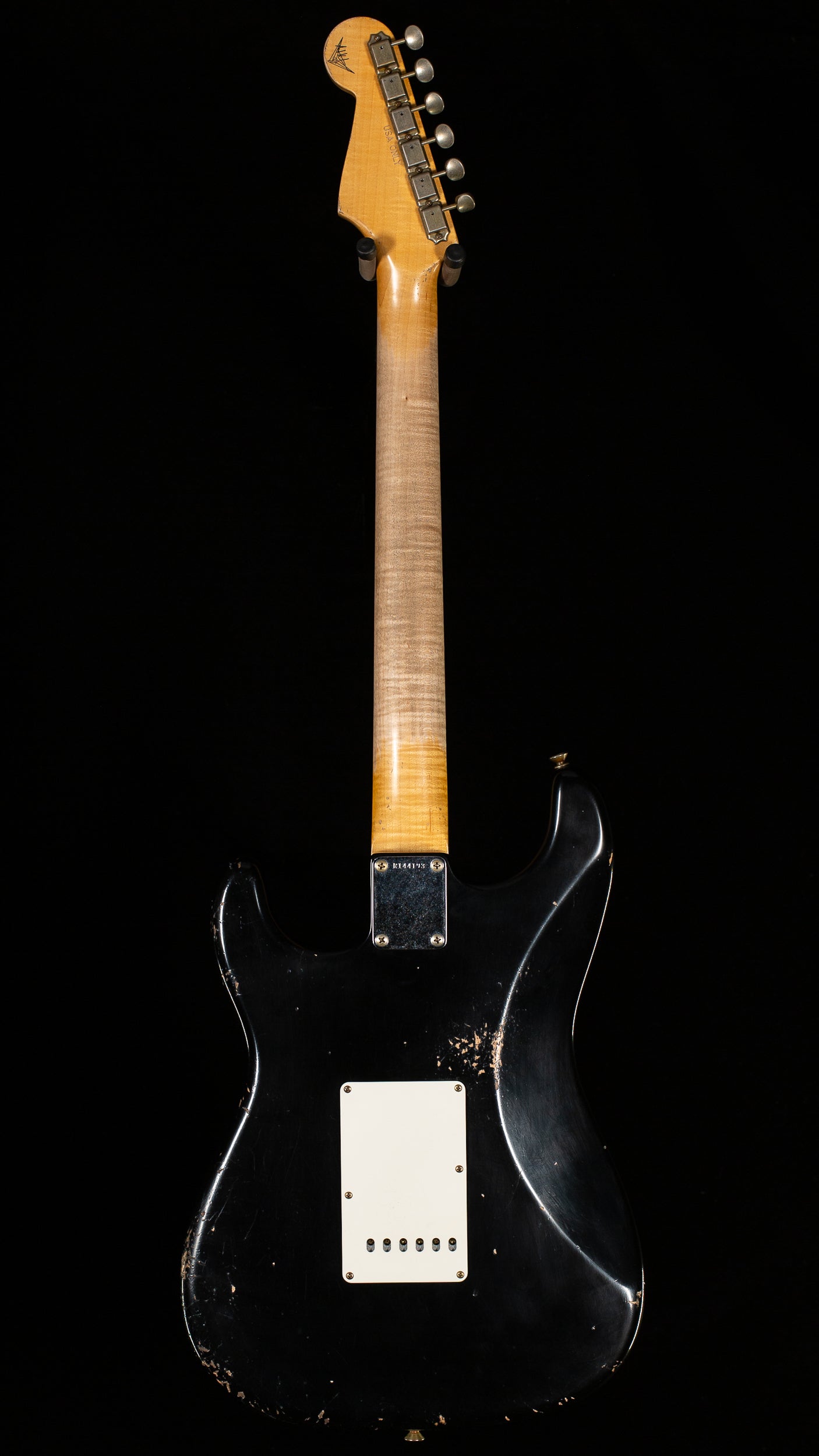 Fender Custom Shop Masterbuilt Andy Hicks True '62 Strat Journeyman Relic Black Brazilian '59 C (193)