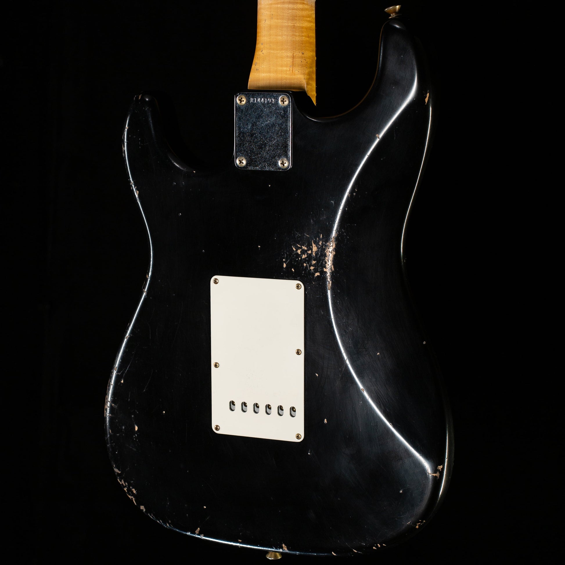 Fender Custom Shop Masterbuilt Andy Hicks True '62 Strat Journeyman Relic Black Brazilian '59 C (193)