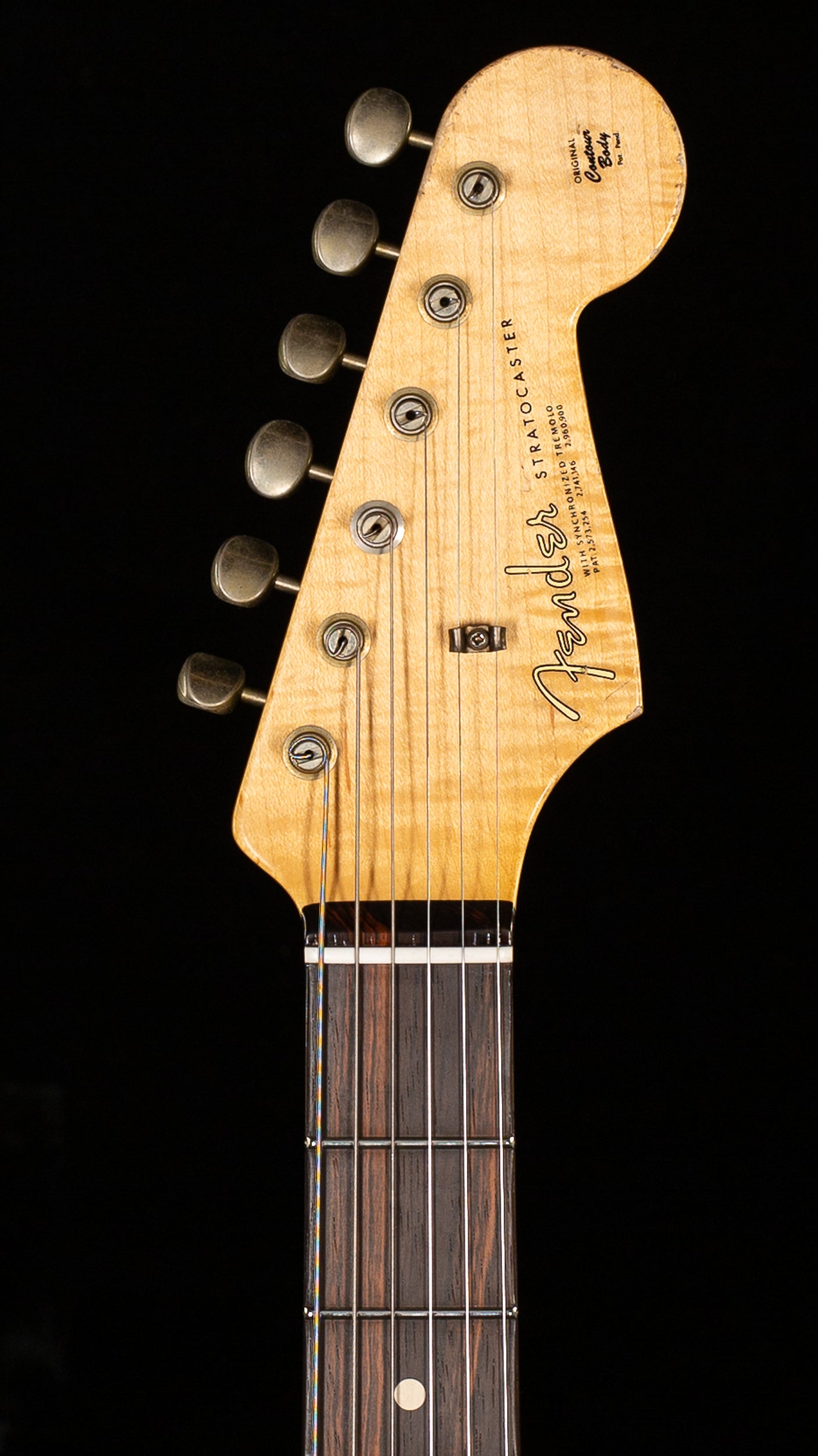 Fender Custom Shop Masterbuilt Andy Hicks True '62 Strat Journeyman Relic Black Brazilian '59 C (193)
