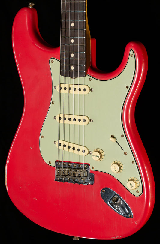Fender Custom Shop Masterbuilt Andy Hicks True '62 Strat Journeyman Fiesta Red Brazilian 59 C (981)