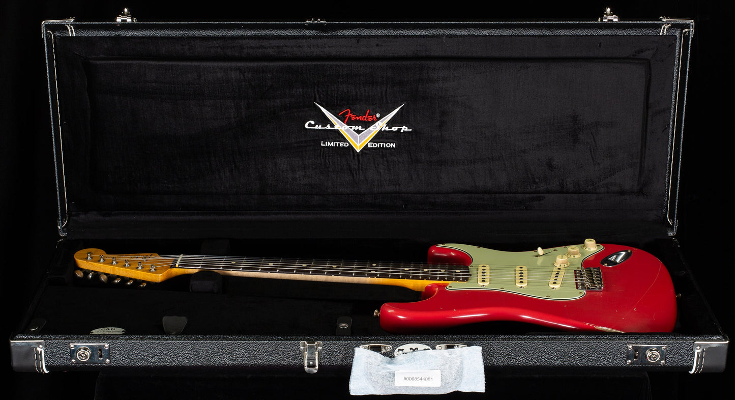 Fender Custom Shop Masterbuilt Andy Hicks True '62 Strat Journeyman Fiesta Red Brazilian 59 C (981)