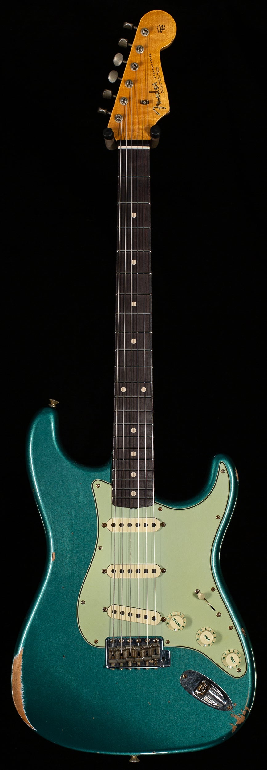 Fender Custom Shop Willcutt True '62 Stratocaster Relic Sherwood Green Metallic '59 C (028)