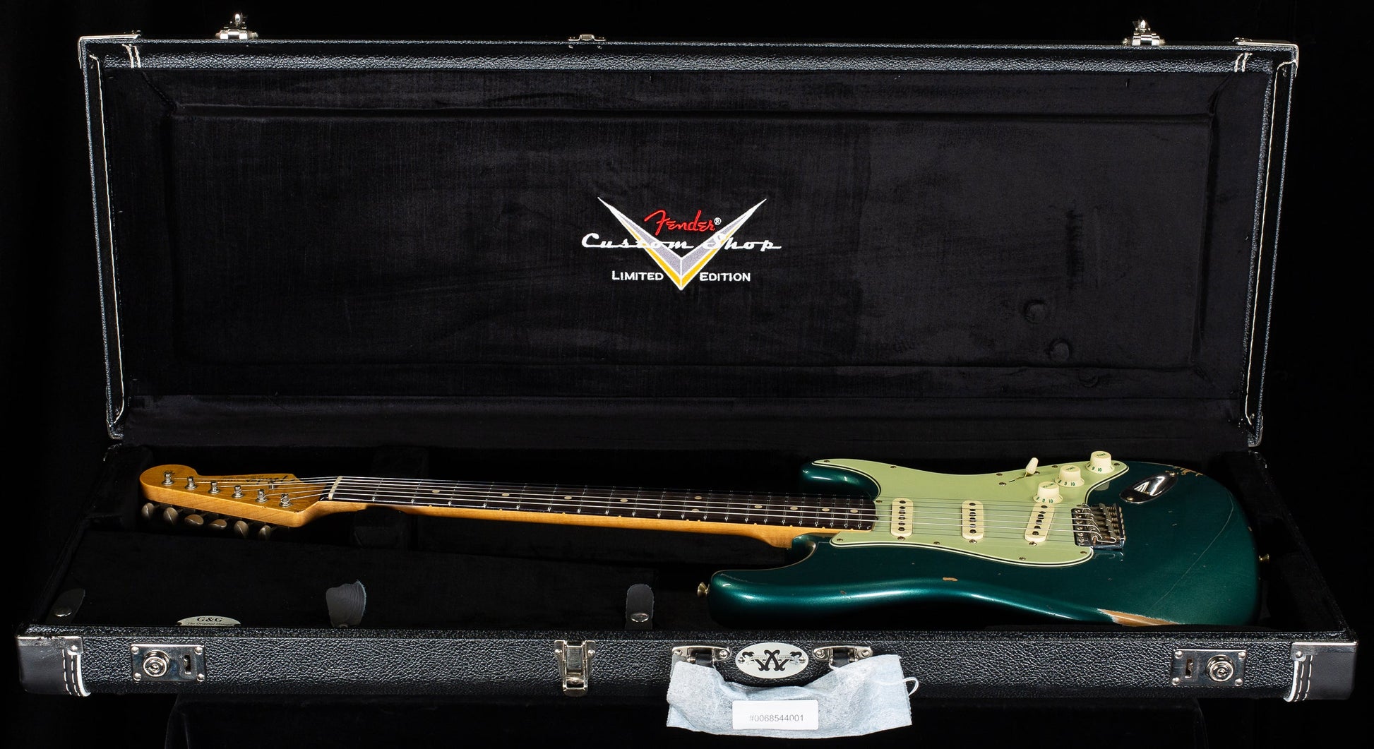 Fender Custom Shop Willcutt True '62 Stratocaster Relic Sherwood Green Metallic '59 C (028)
