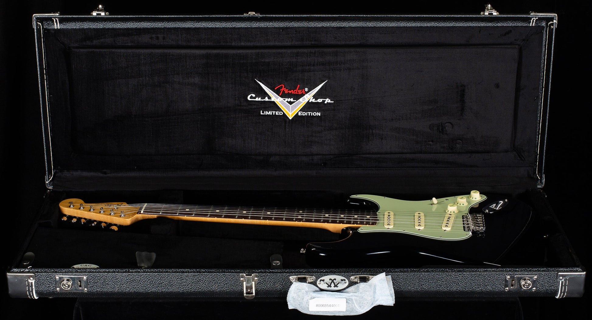Fender Custom Shop Willcutt True '62 Stratocaster NOS Black 59 "C"  (518)