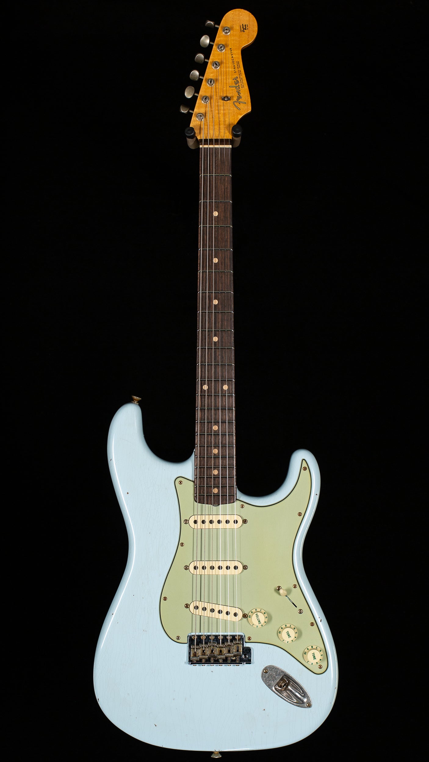 Fender Custom Shop Willcutt True '62 Journeyman Relic Faded Sonic Blue Large C (802)
