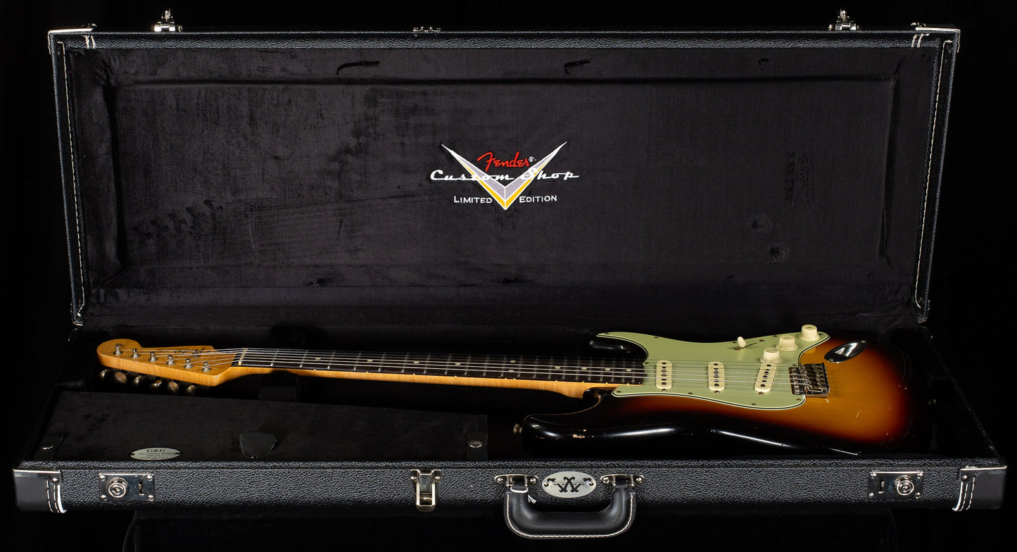 Fender Custom Shop Masterbuilt Dennis Galuzska True '62 Strat Journeyman 3-Tone Sunburst Brazilian 59 C (142)