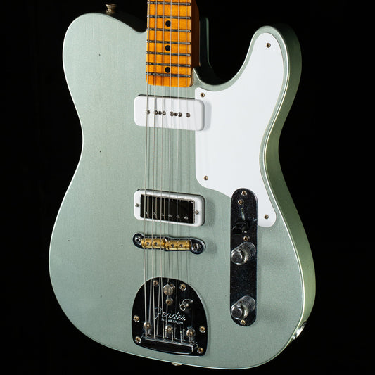 Fender Custom Shop Limted Edition Ocelot Telecaster Journeyman Relic Super Faded Aged Fire Mist Silver (302)