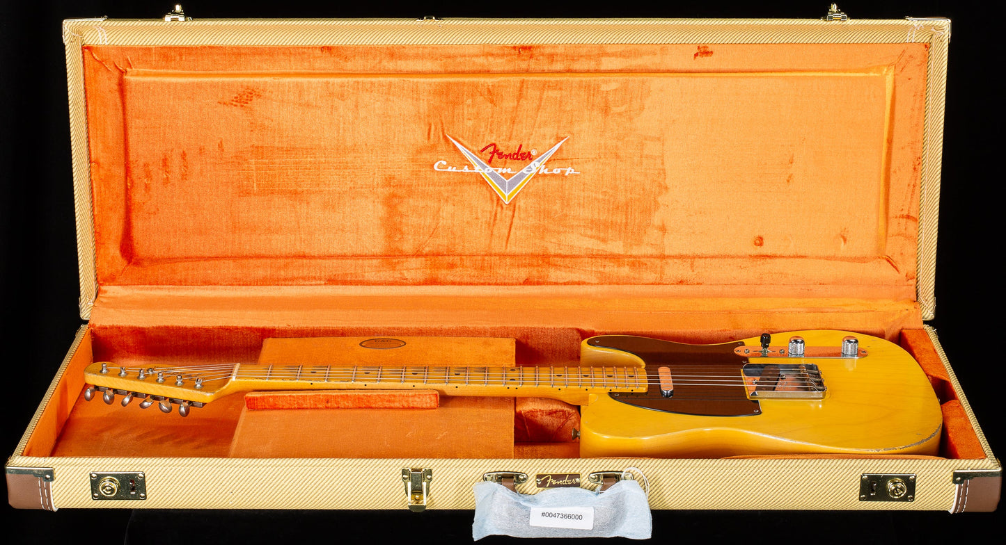 Fender Custom Shop Masterbuilt Dale Wilson Willcutt Exclusive 4/54 Telecaster Relic Blonde (619)