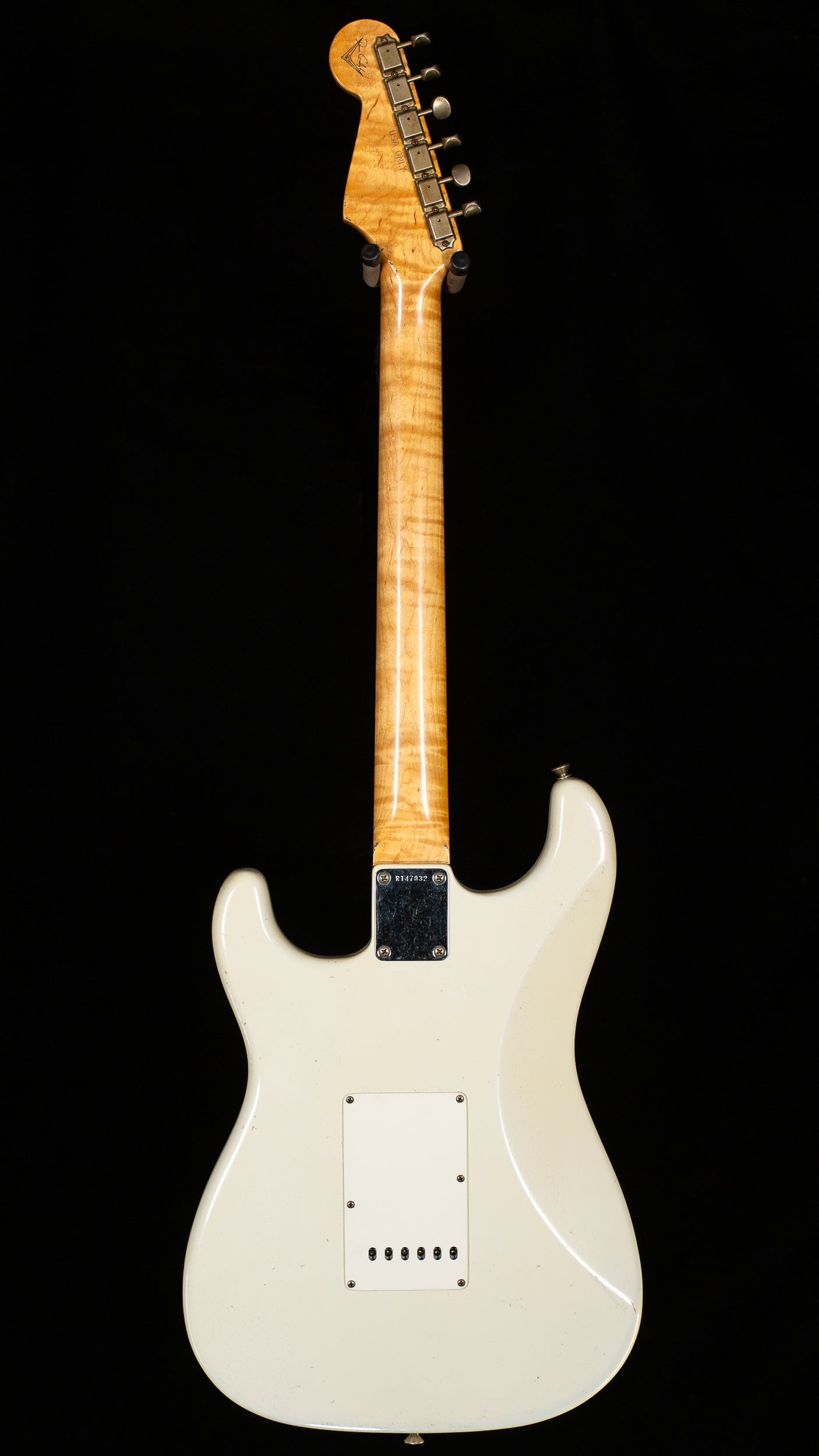 Fender Custom Shop True '62 Strat Journeyman Relic Masterbuilt Dennis Galuszka Olympic White Brazilian '59 C (832)