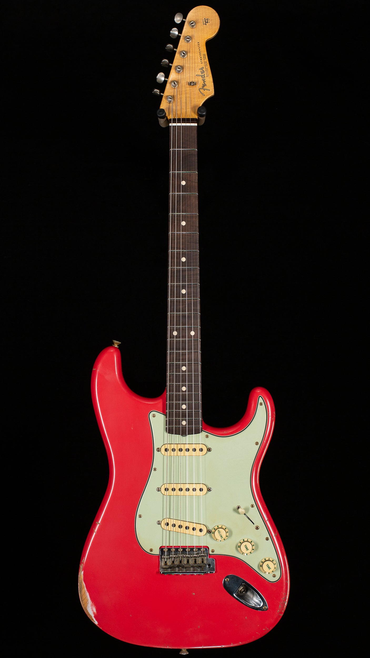 Fender Custom Shop True '62 Strat Journeyman Relic Masterbuilt Andy Hicks Fiesta Red Brazilian '59 C (863)