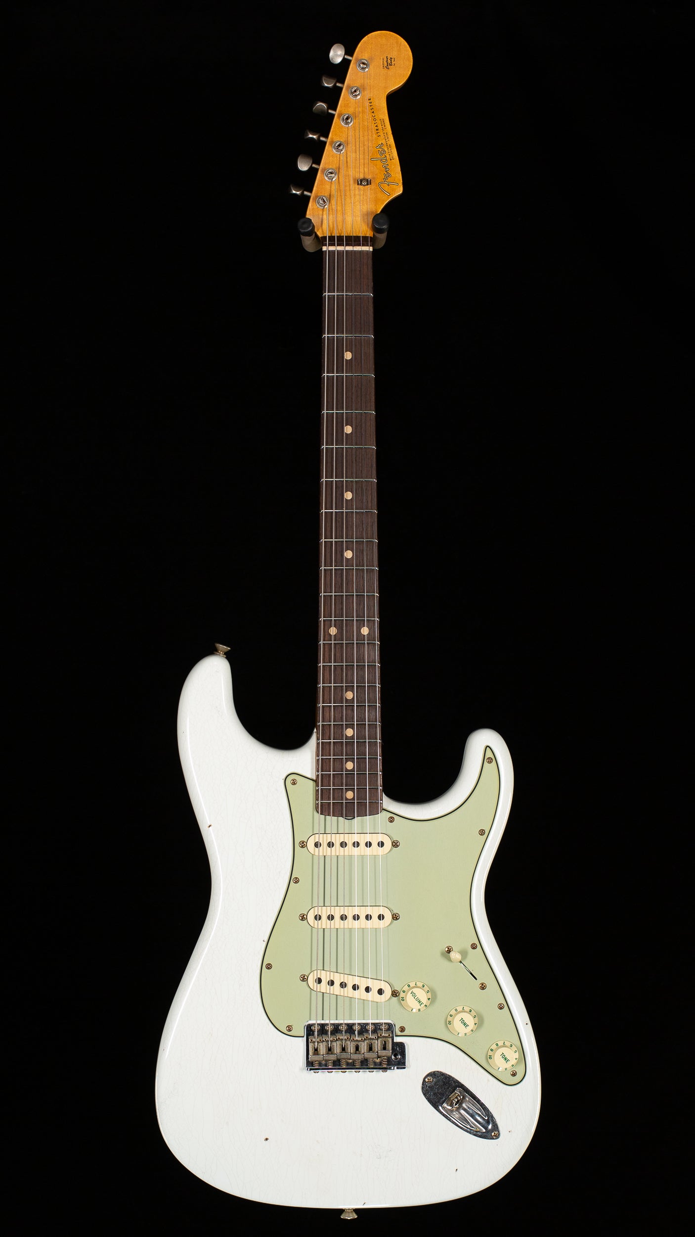 Fender Custom Shop Willcutt True '62 Stratocaster Journeyman Relic Olympic White 60s C (868)