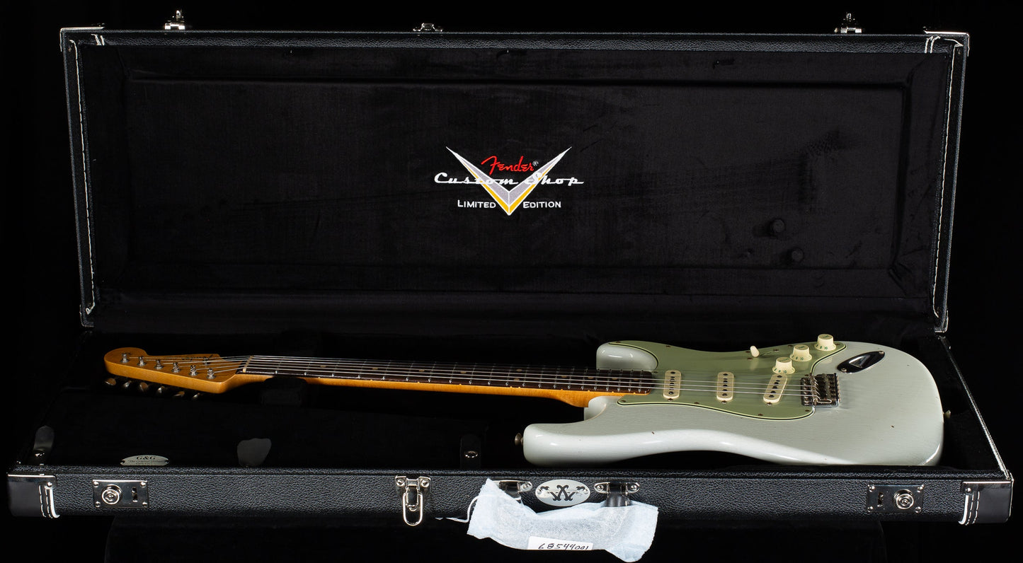 Fender Custom Shop Willcutt True '62 Stratocaster Journeyman Relic Olympic White 60s C (868)