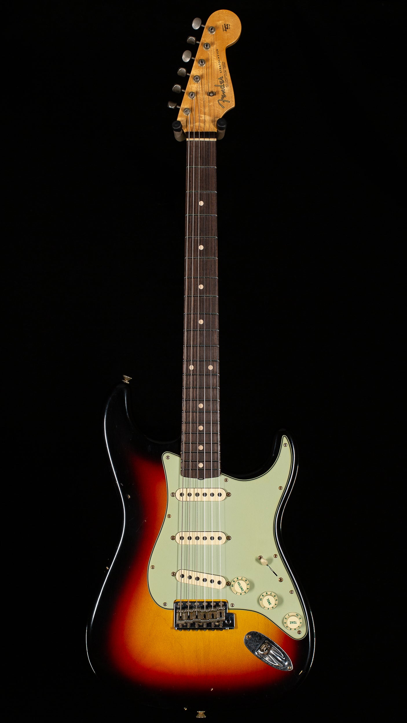 Fender Custom Shop Willcutt True '62 Journeyman Relic 3-Tone Sunburst Large C (918)
